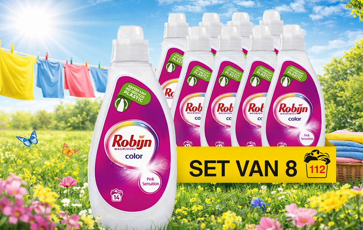 Robijn Vloeibaar Wasmiddel Color 700ml - Voordeelverpakking