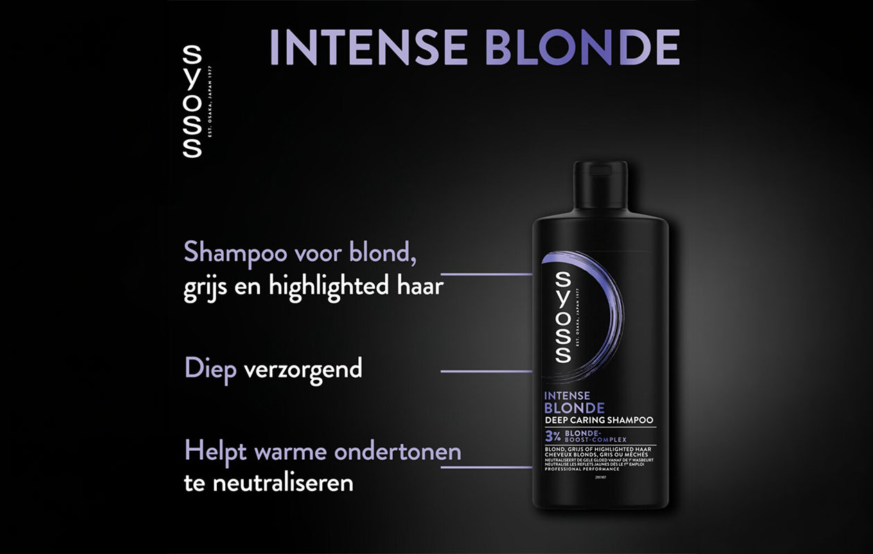 Syoss Shampoo Intense Blonde 440ml - 6 stuks