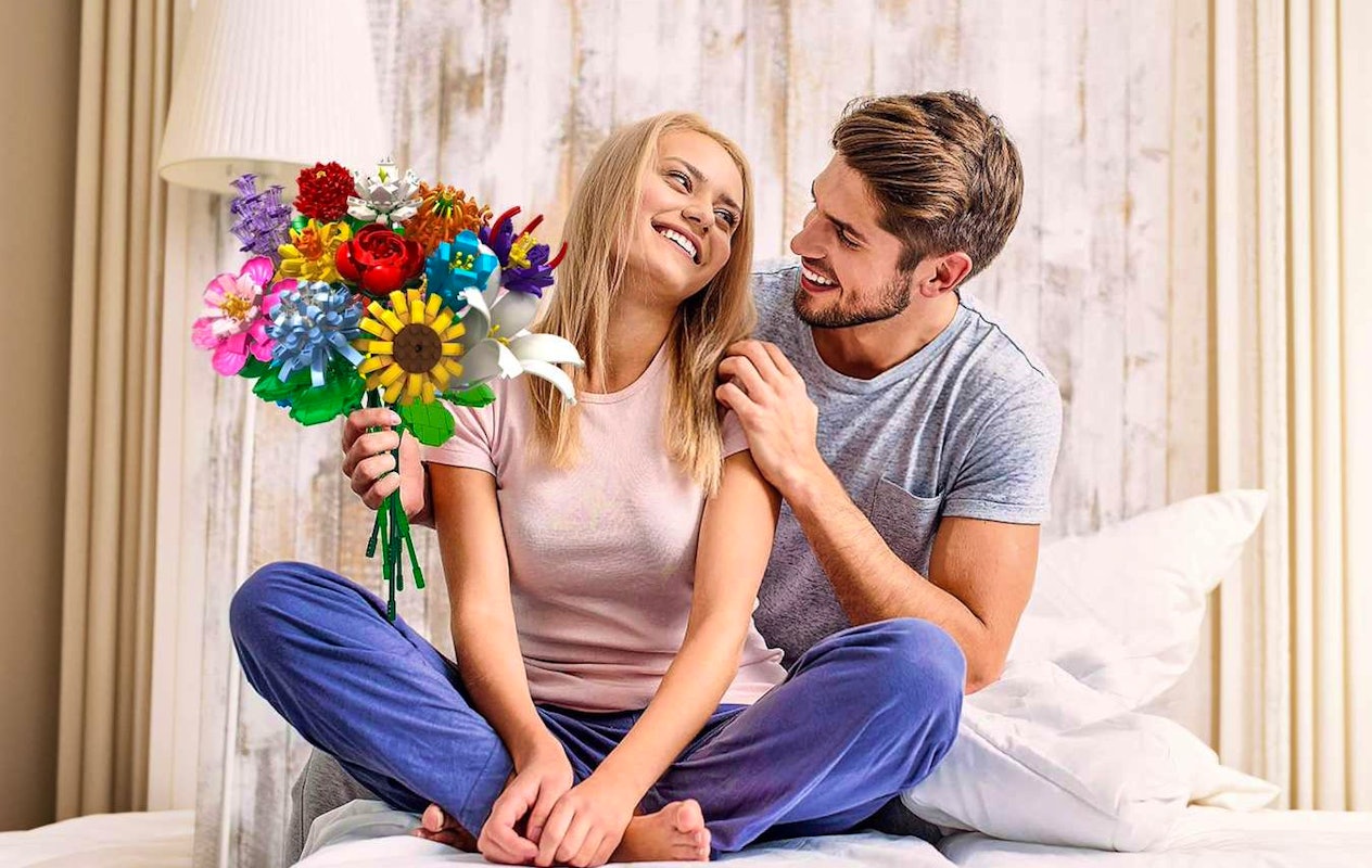 Bouquet de blocs de construction