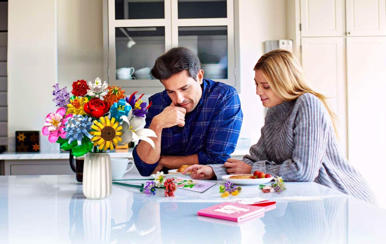 Bouquet de blocs de construction