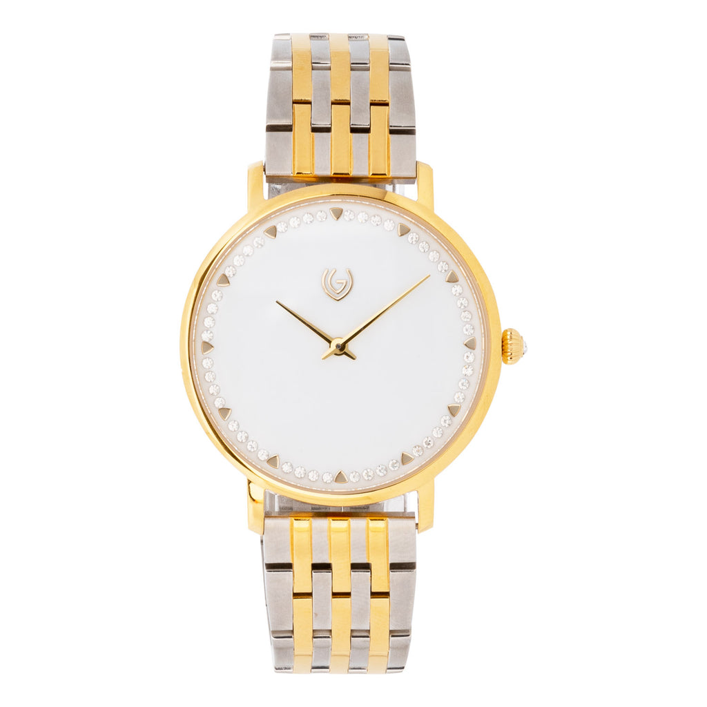 Dameshorloge met metalen band van VIGI model Shine Bright