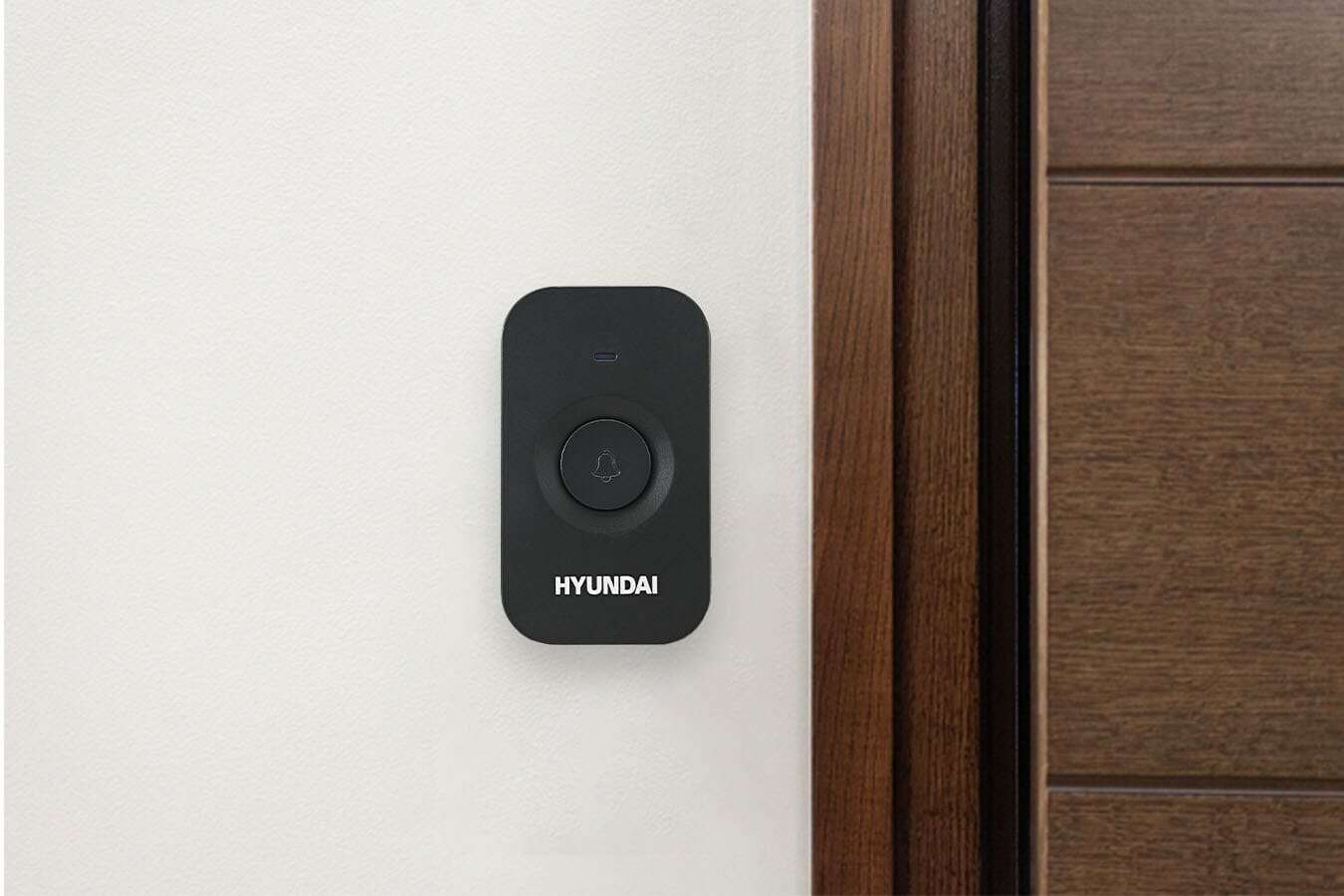 Deurbel met ontvanger van Hyundai (zwart)