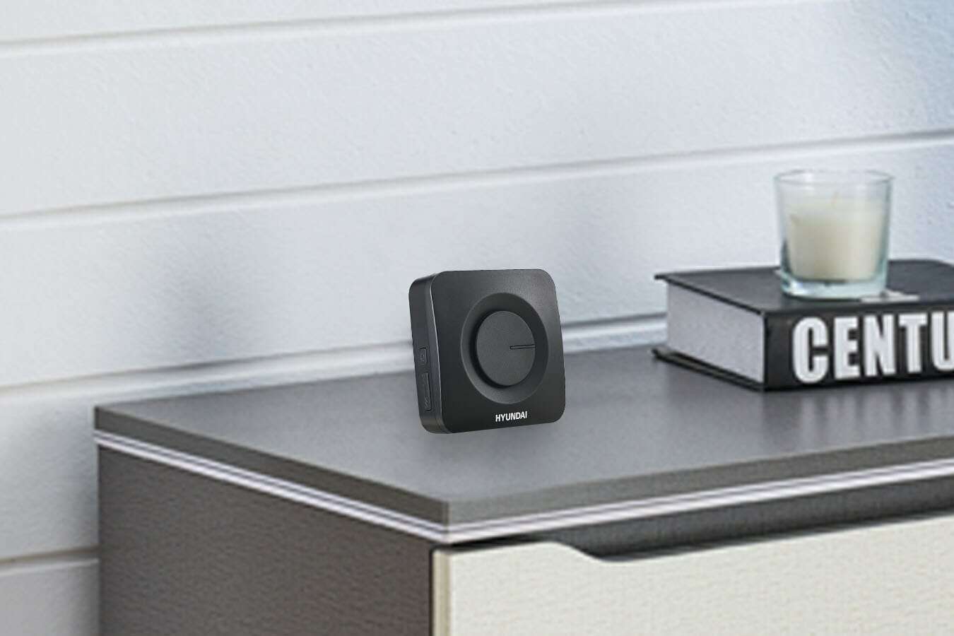 Deurbel met ontvanger van Hyundai (zwart)