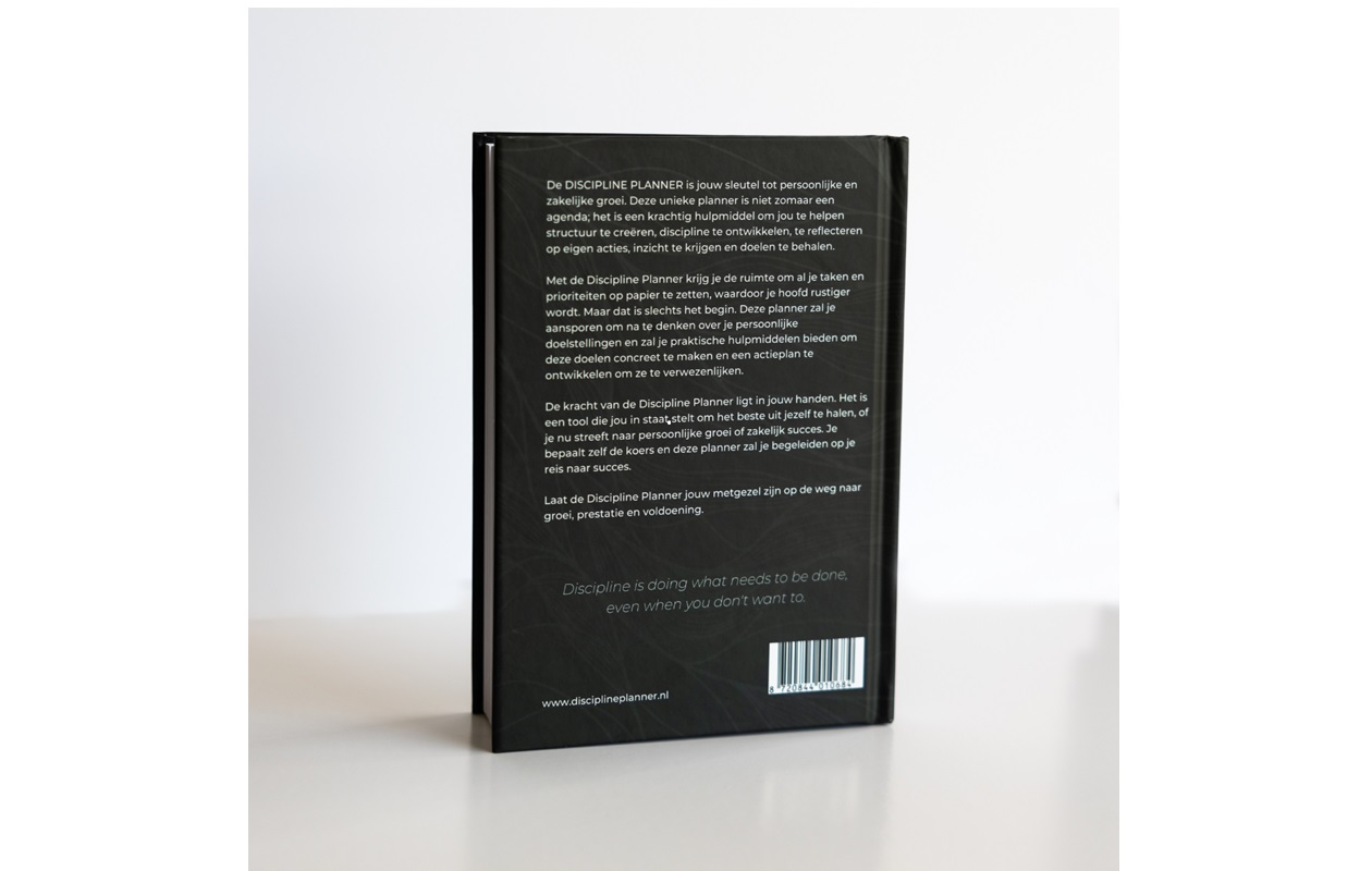 DisciplinePlanner® - Planner – Agenda 2025 - Notitieboek - Structuur