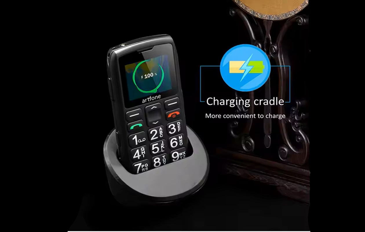 Artfone - Senioren Telefoon - SOS-functie - Valbescherming
