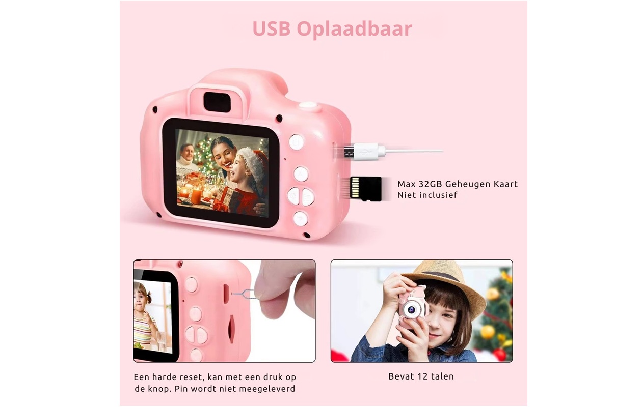 Bobbel Home Digitale Kindercamera 