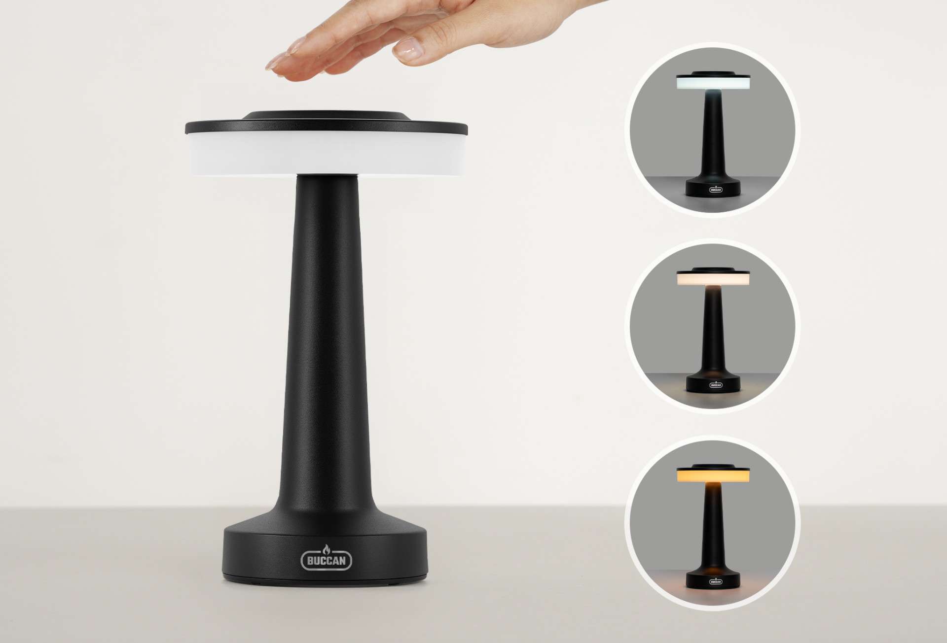 Buccan Dumbbell tafellamp Nova - Zwart