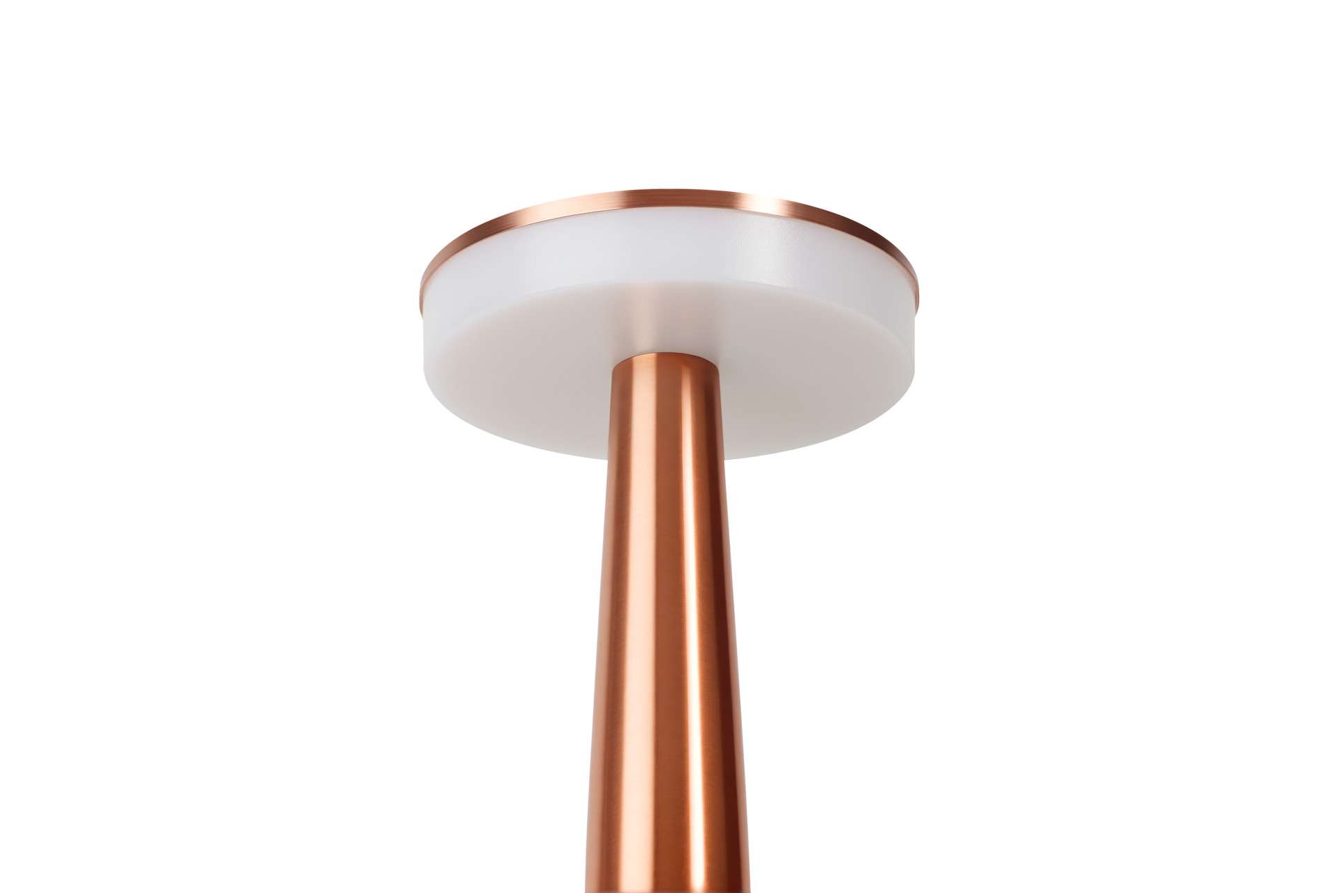 Buccan dumbbell tafellamp Nova rosegoud