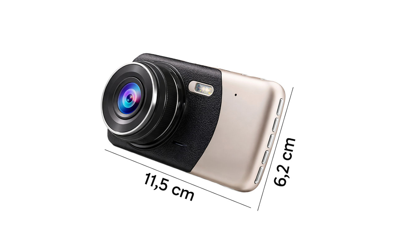 Dashcam Full HD avec caméra de recul