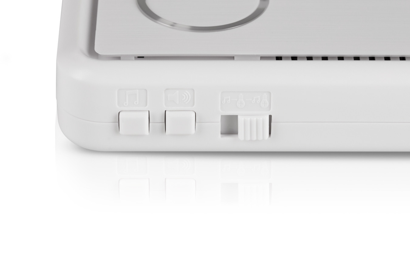 Draadloze Deurbel met 2 ontvangers wit