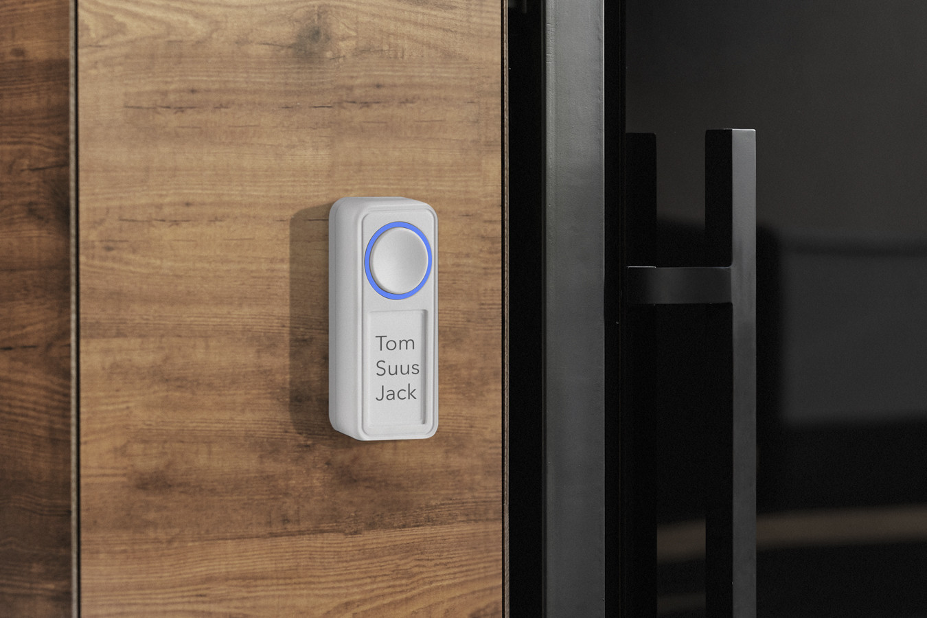 Draadloze Deurbel met 2 ontvangers wit