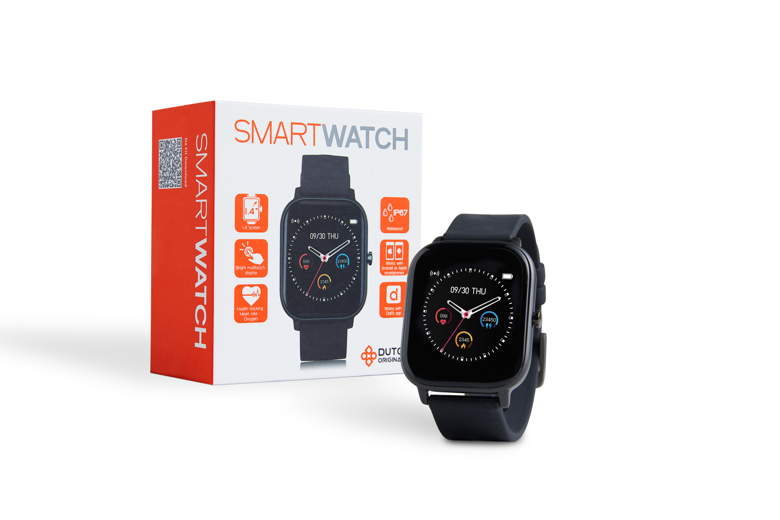 Dutch Original Smartwatch - zwart