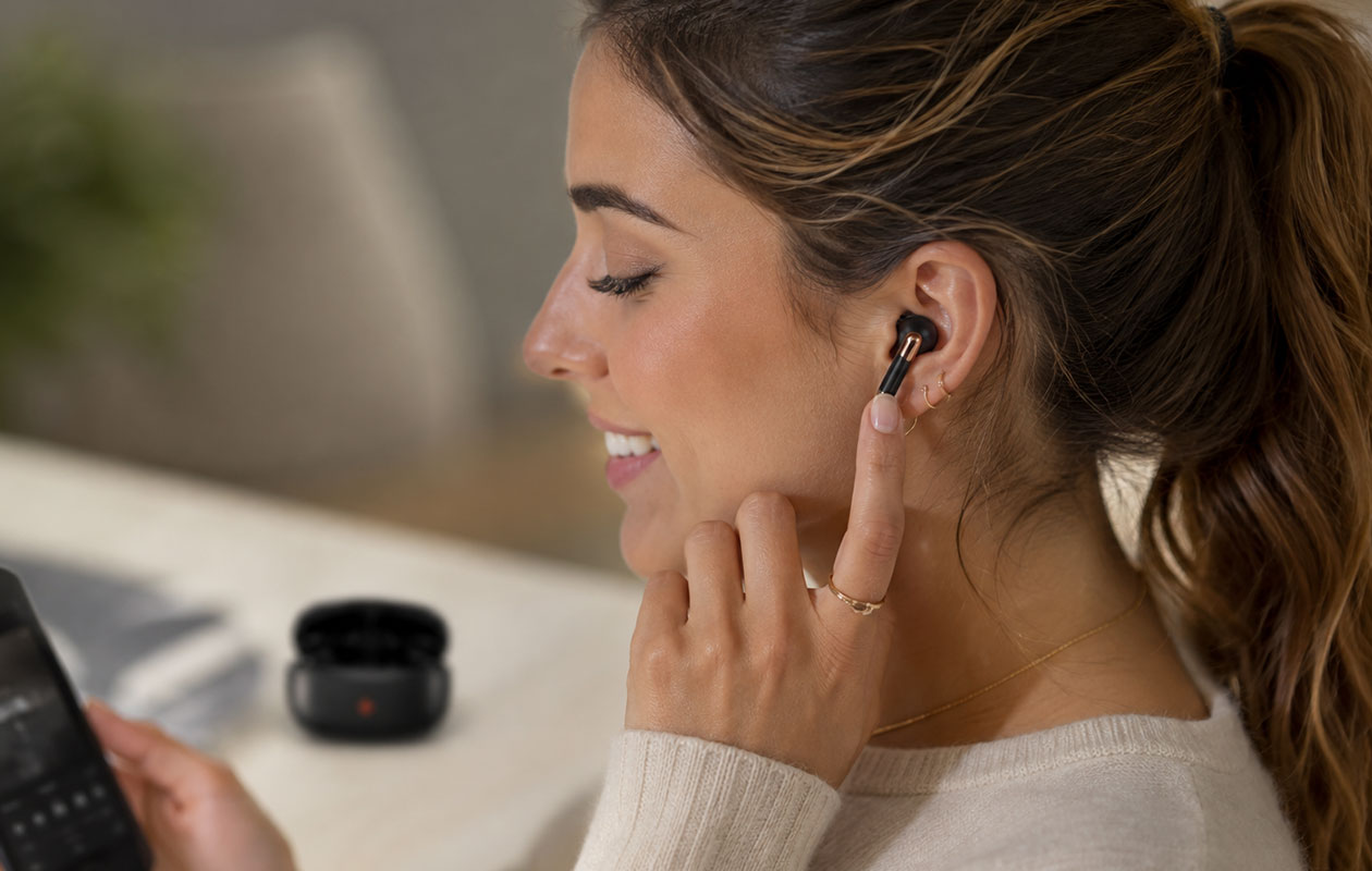 Écouteurs intra-auriculaires Dutch Originals TWS ANC/ENC - Noir/Or rose