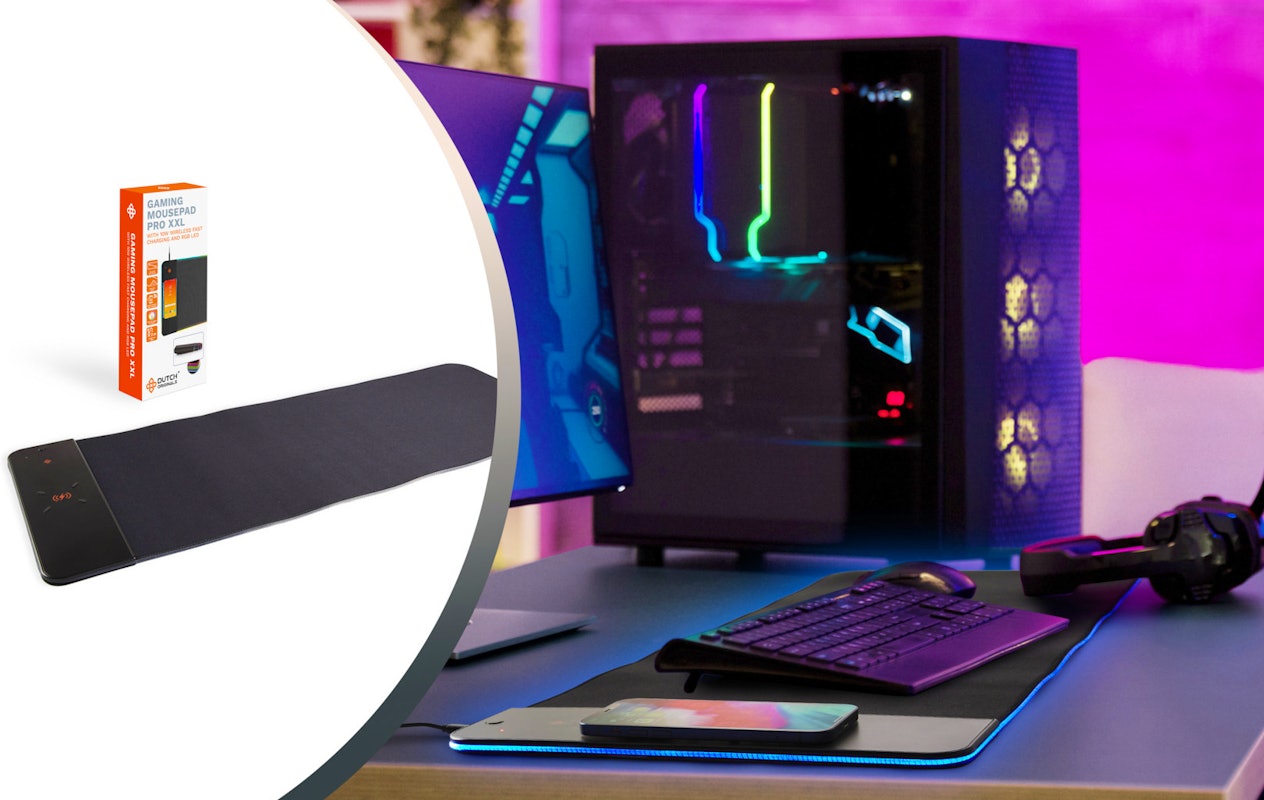 Dutch Originals XXL gaming muismat met LED