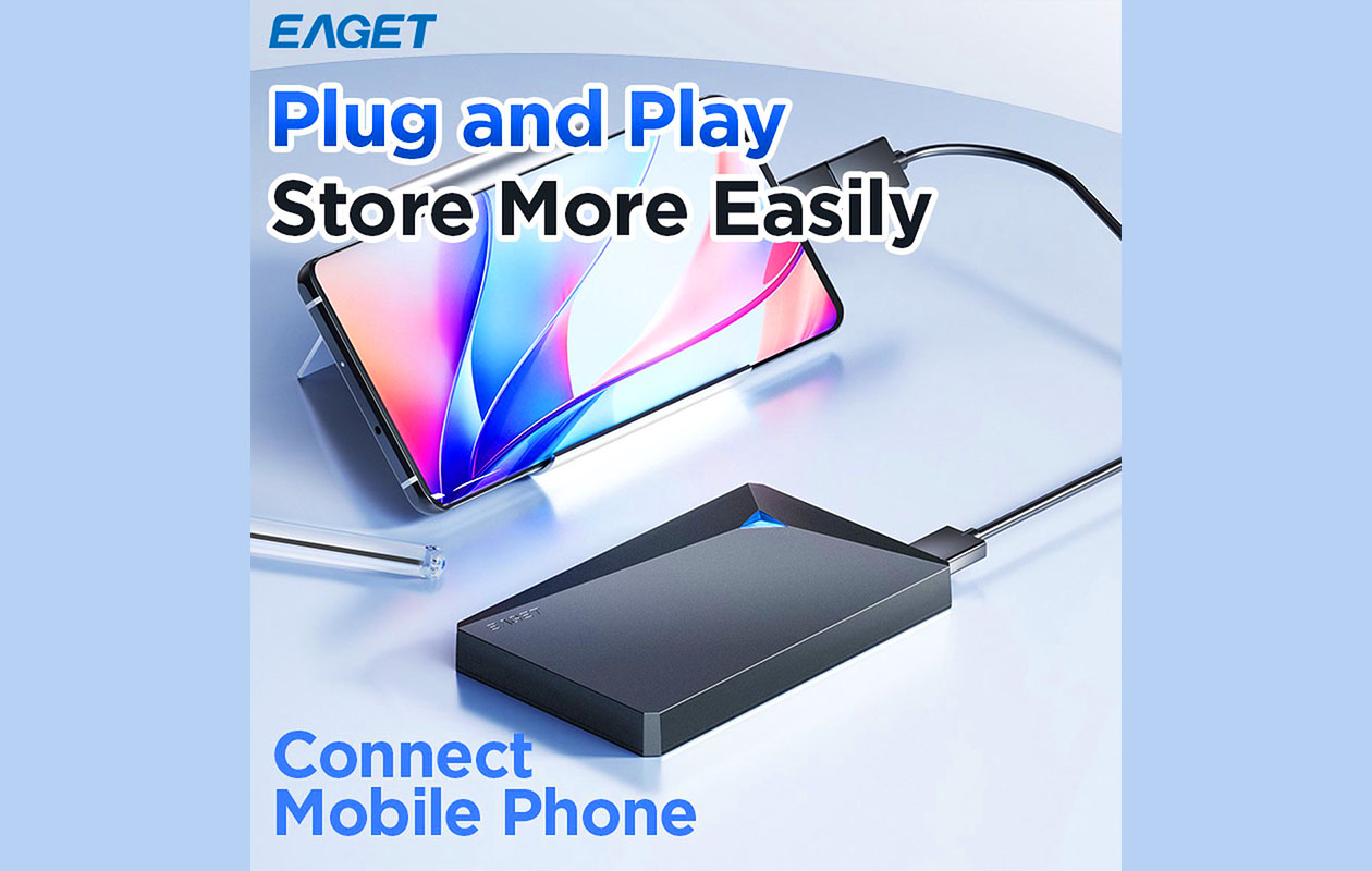 Dutch Wanted Eaget Space Draagbare Externe Harde Schijf - 250GB