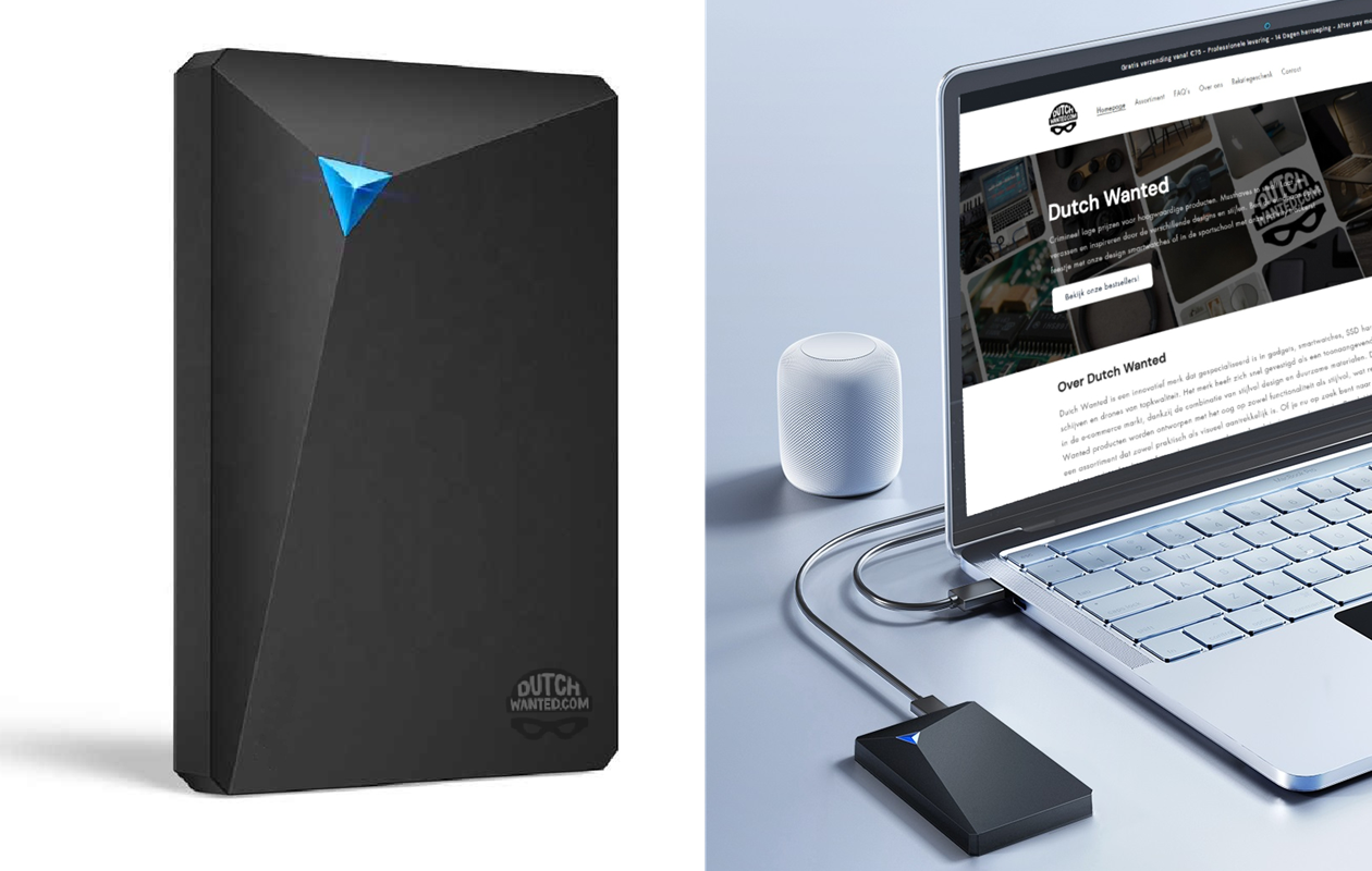 Dutch Wanted Eaget Space Draagbare Externe Harde Schijf - 250GB