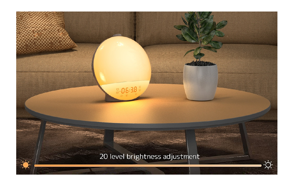 Wake Up Light – Wekkerradio met dubbele wektijd 