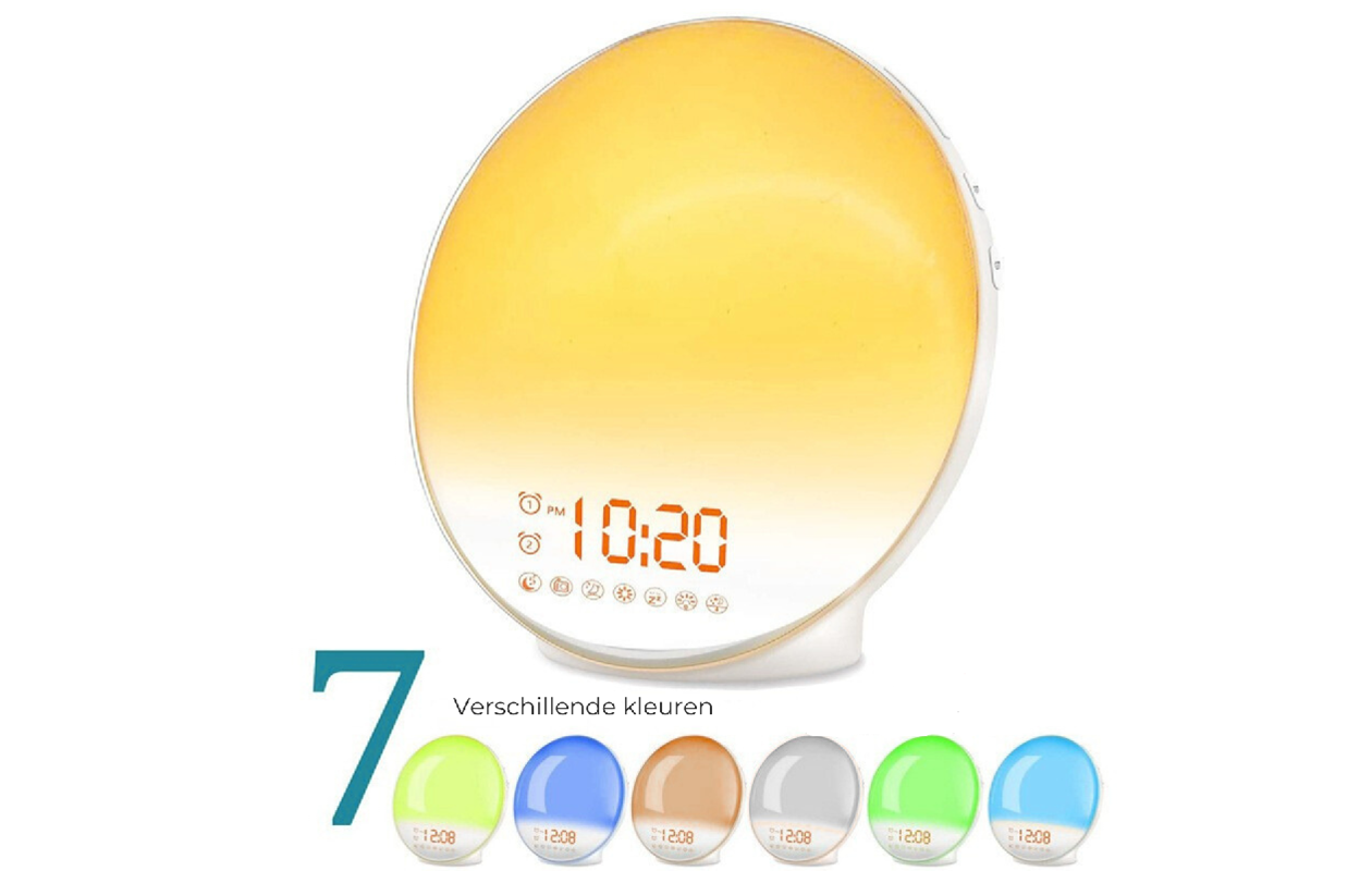 Wake Up Light – Wekkerradio met dubbele wektijd 