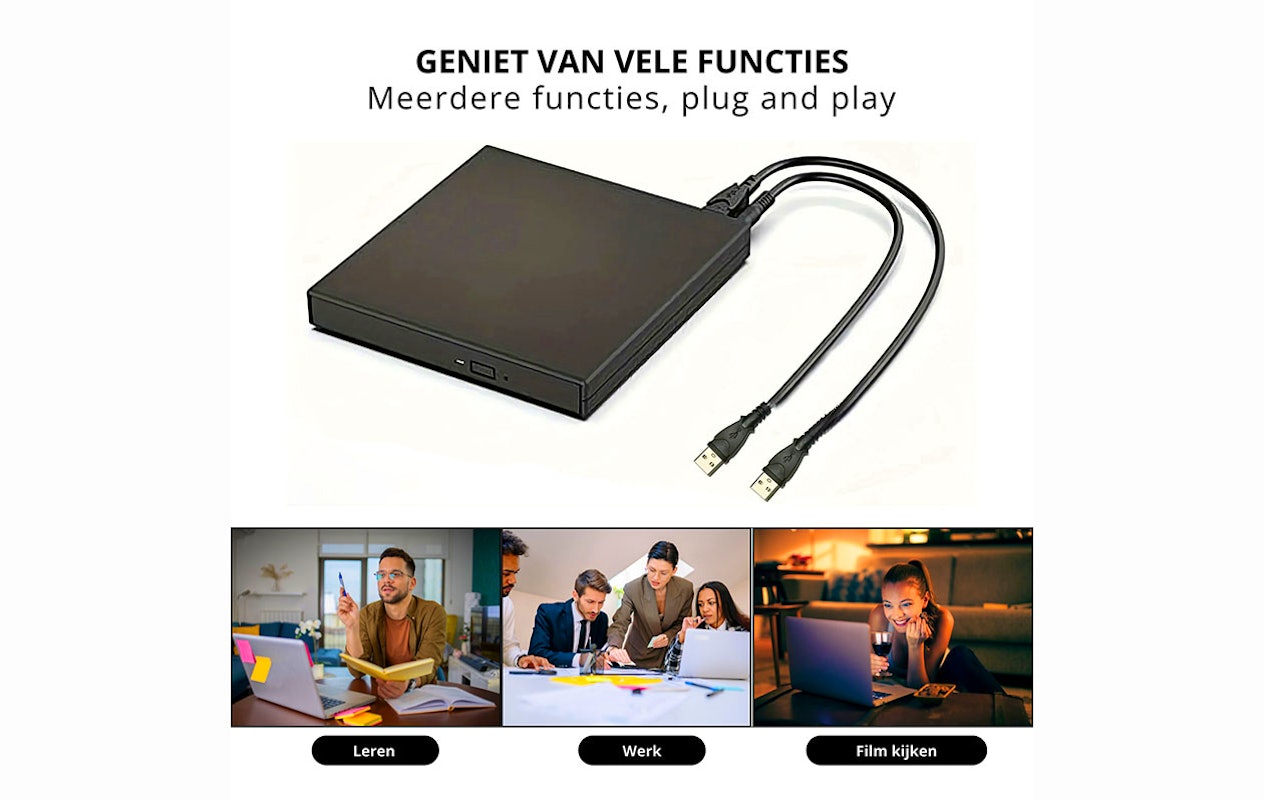 Externe CD/DVD-speler | Win met korting | VakantieVeilingen