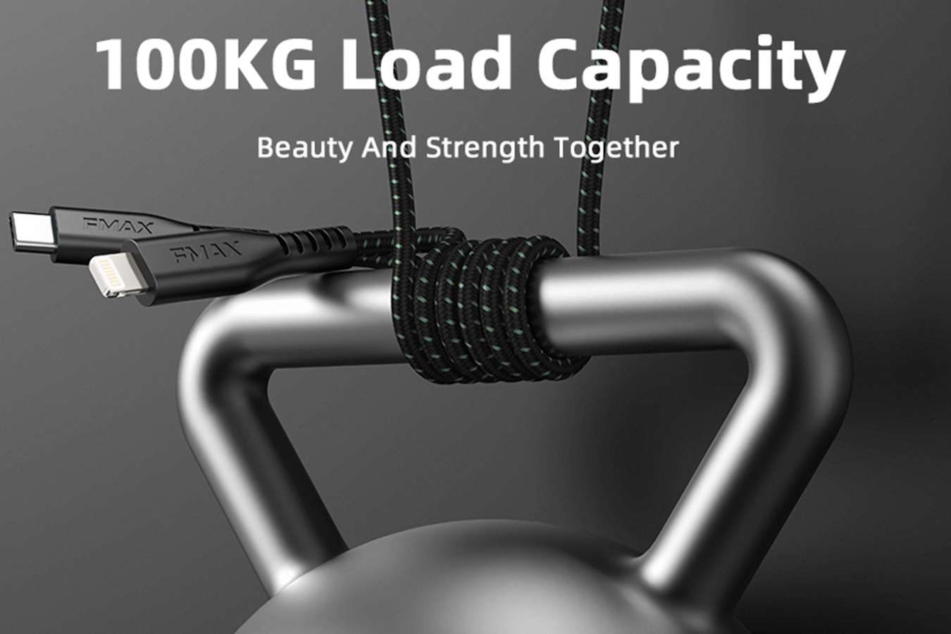 FMAX - Oplaadkabel - Type-C Lightning USB kabel - 1.2 meter - MFI gecertificeerd