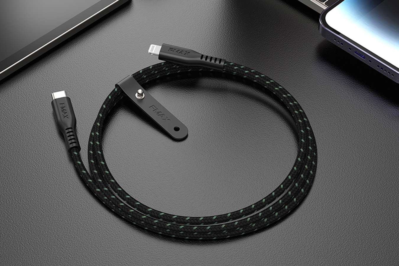 FMAX - Oplaadkabel - Type-C Lightning USB kabel - 1.2 meter - MFI gecertificeerd