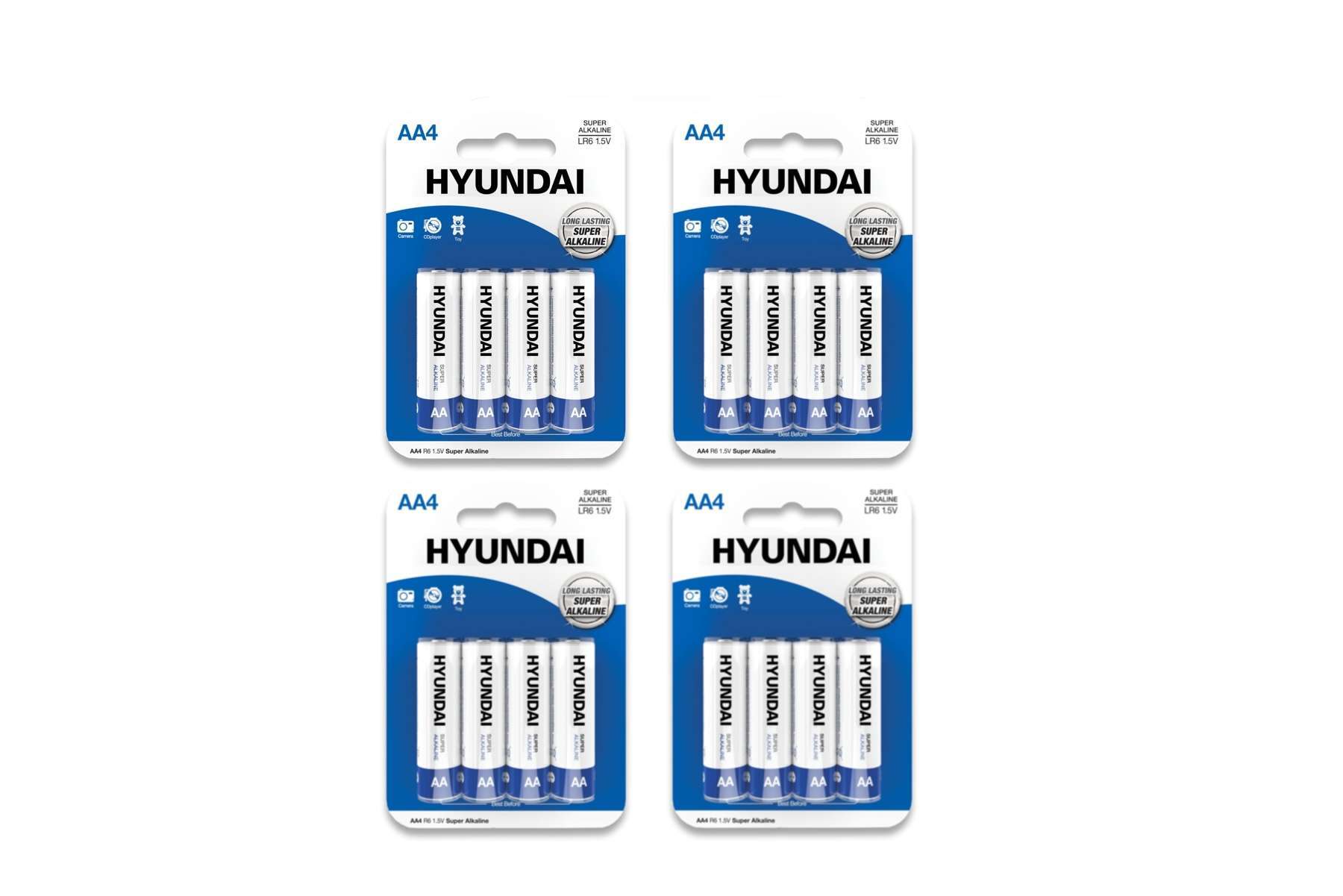 Hyundai Batteries - Super Alkaline AA batterijen - 24 stuks