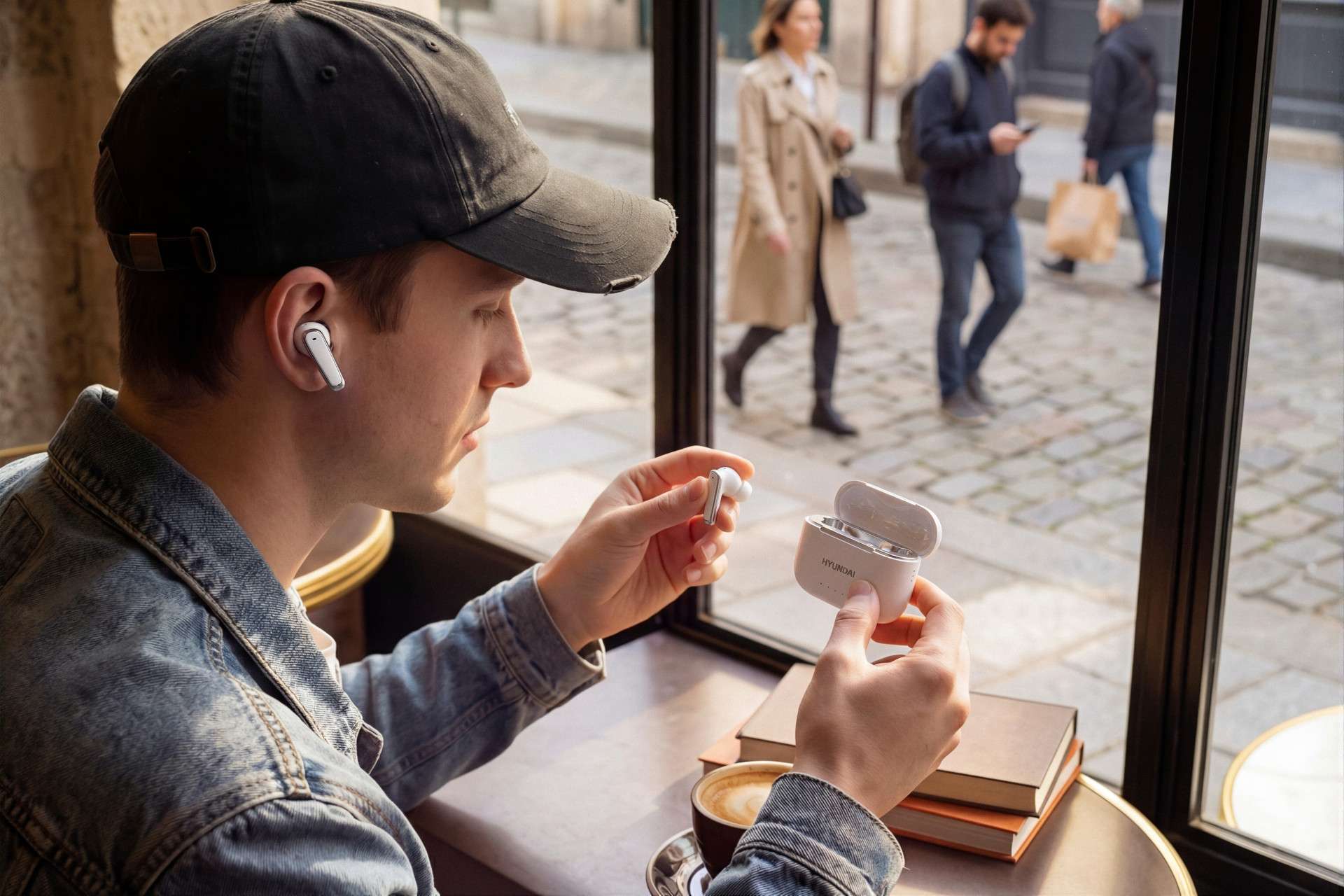 Hyundai Electronics - Draadloze Bluetooth In-ear Oordopjes - Tune - Wit