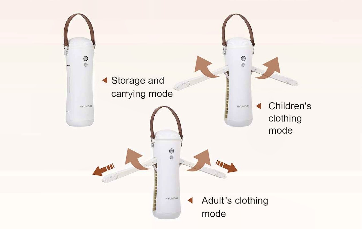 Hyundai Electronics – Multifunctionele kleding- & schoenendroger