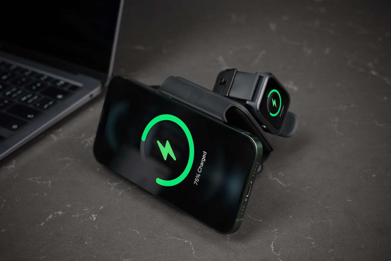 Hyundai Electronics - Magnetisch opvouwbaar oplaadstation - 3 in 1