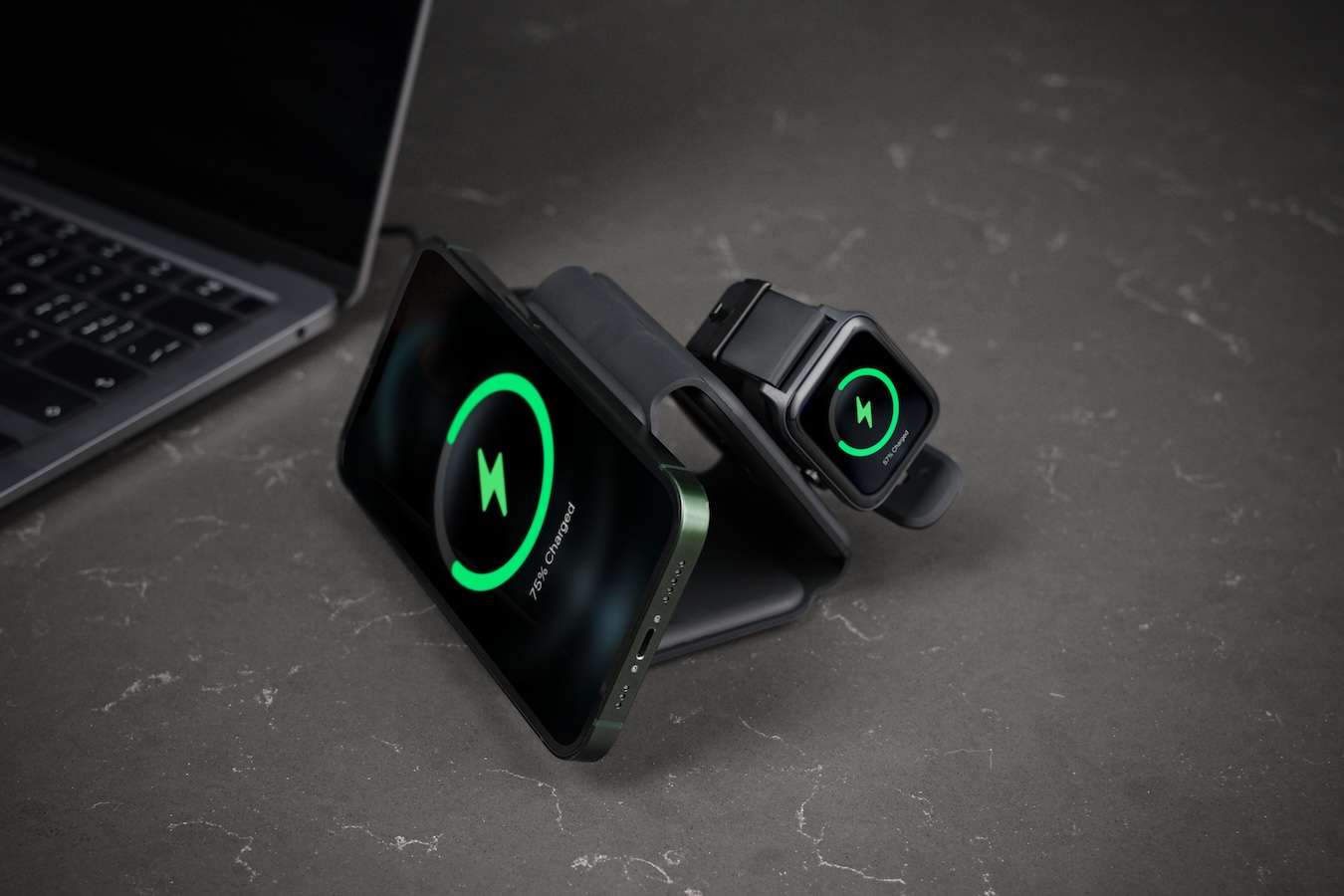 Hyundai Electronics - Magnetisch opvouwbaar oplaadstation - 3 in 1