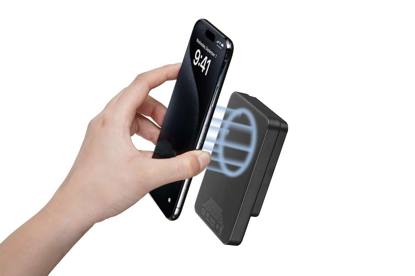 Hyundai Electronics - Magnetische Draadloze Powerbank - 10000mAh