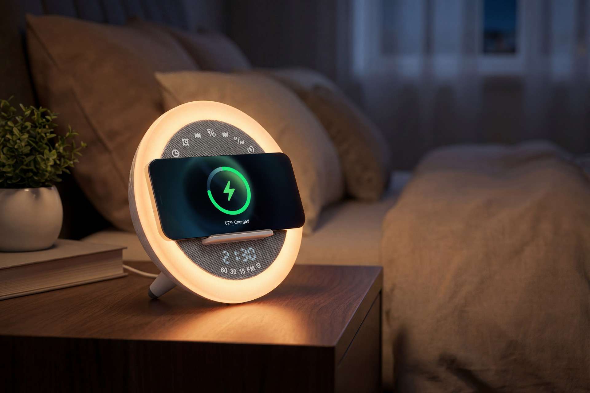 Hyundai Electronics - Wekkerradio met Bluetooth Speaker