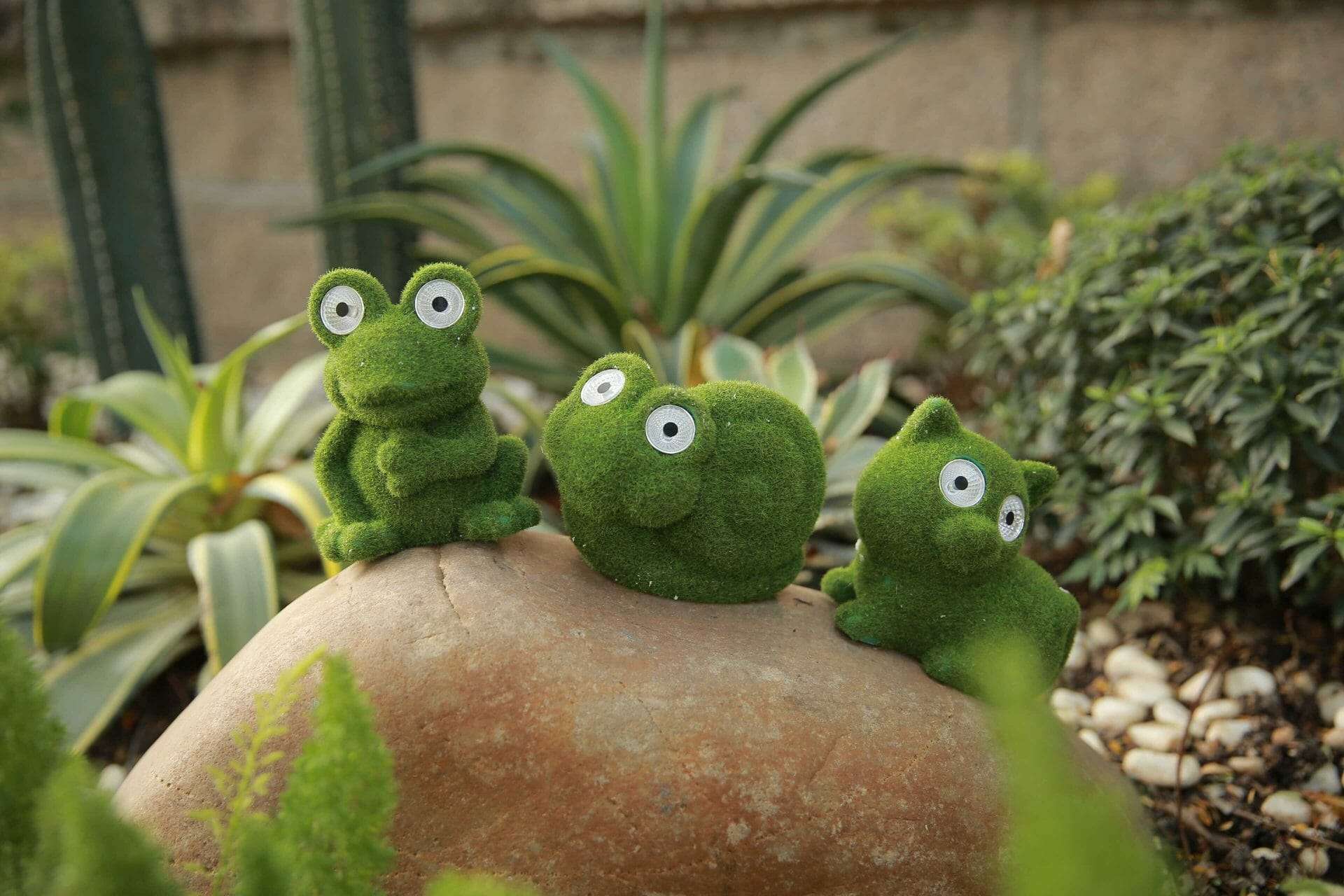 Hyundai Lighting - Dieren buitenlampen - set 1 Kat Kikker Slak