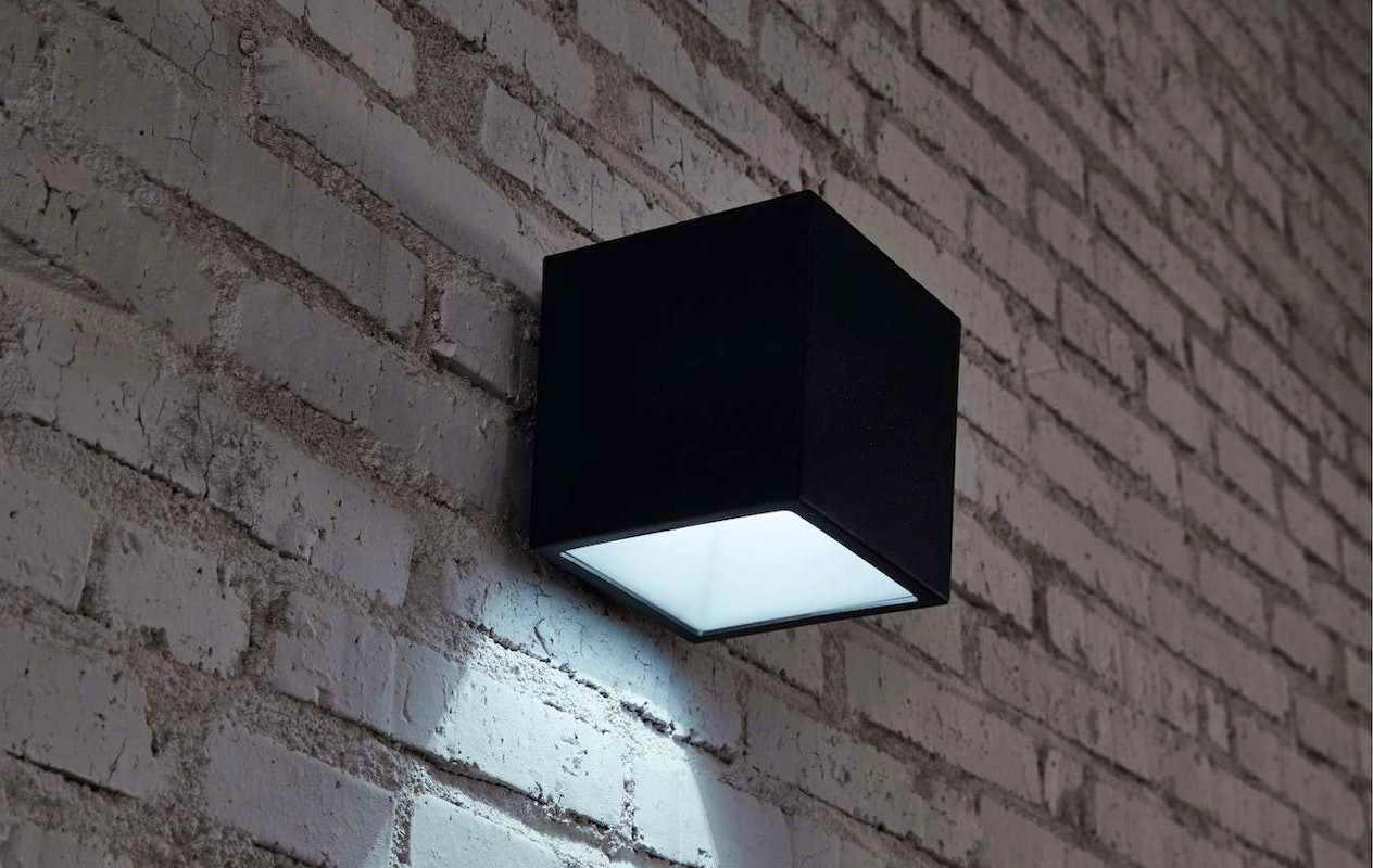 Hyundai kubus wandlamp op zonne-energie