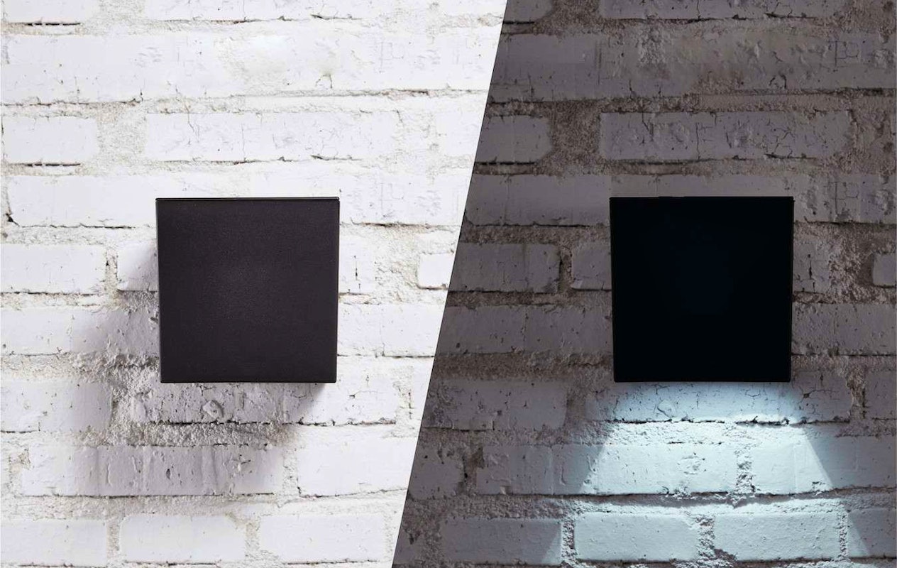 Hyundai kubus wandlamp op zonne-energie