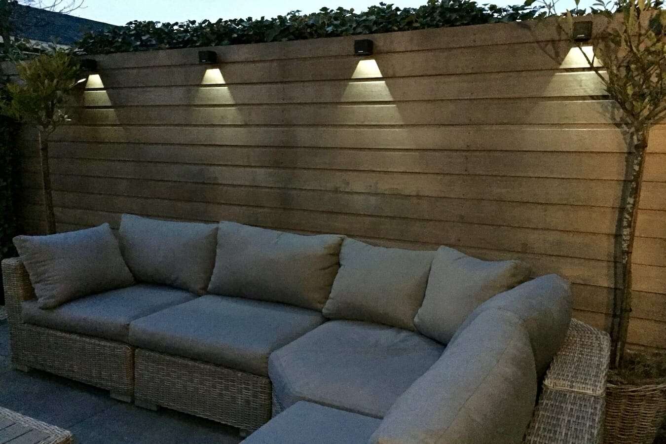 Hyundai Lighting - Applique cubique à énergie solaire - L - 4 pièces