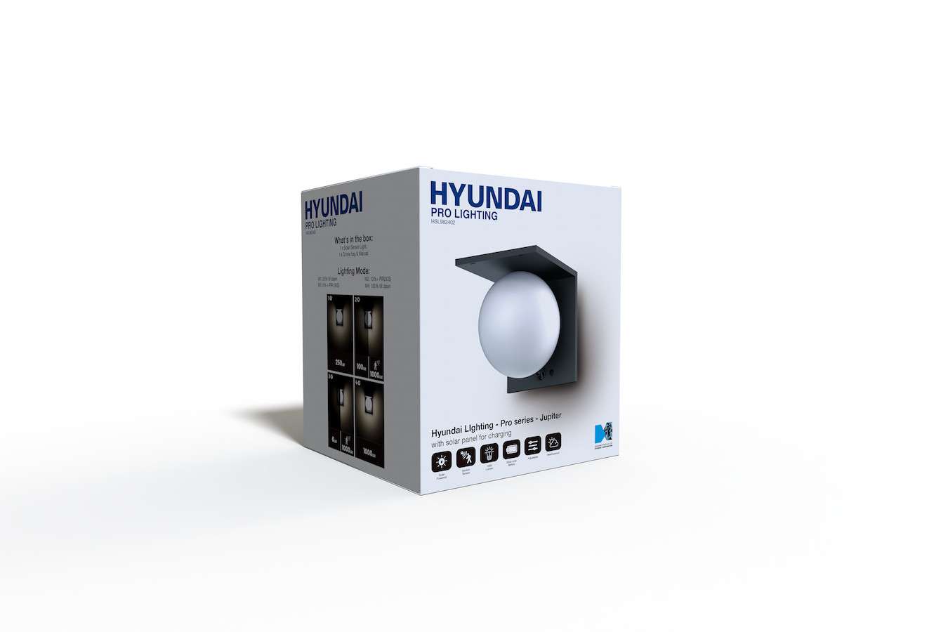Hyundai Lighting Solar wandlamp - Jupiter
