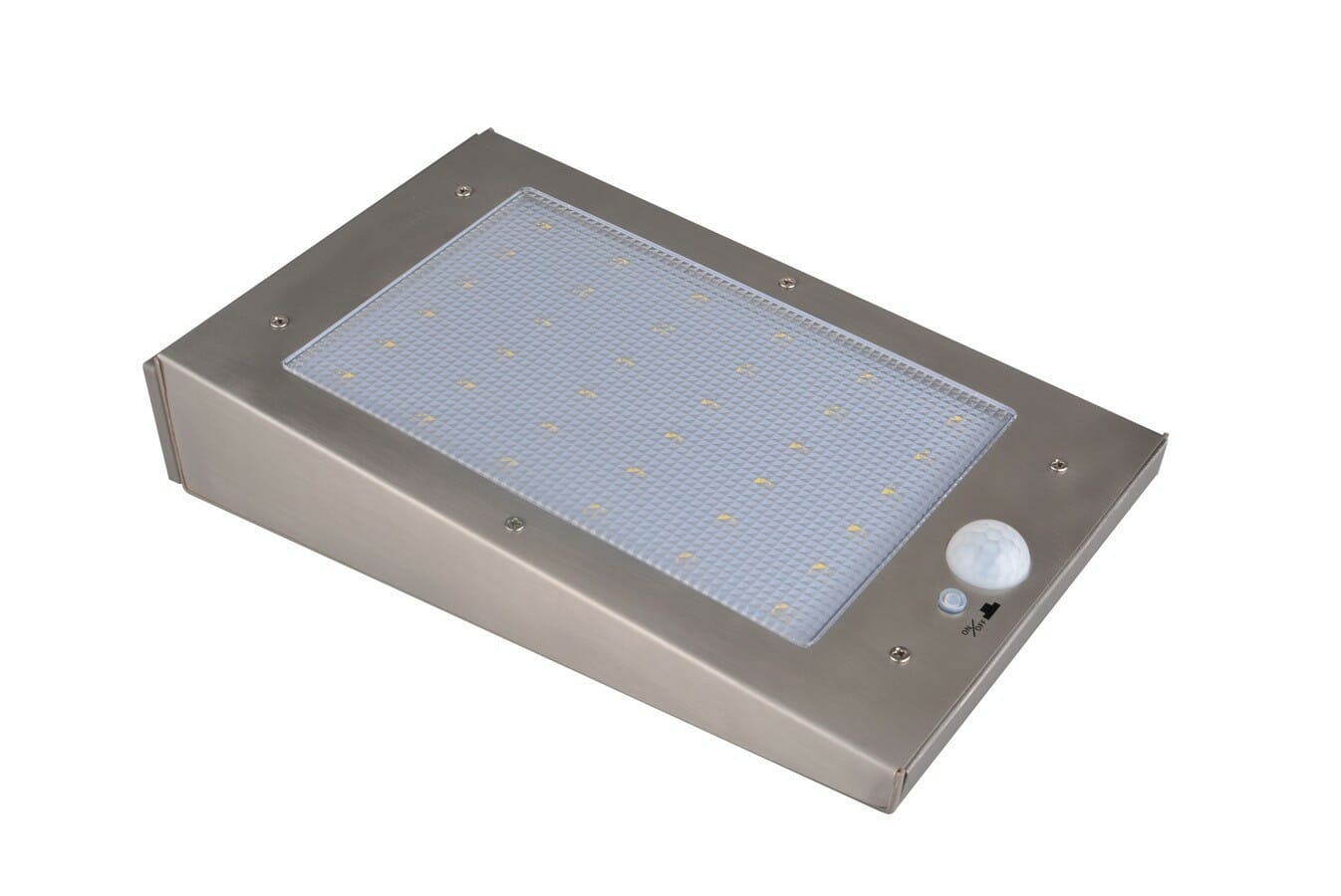 Hyundai Lighting - RVS wandlamp op zonne-energie - XL