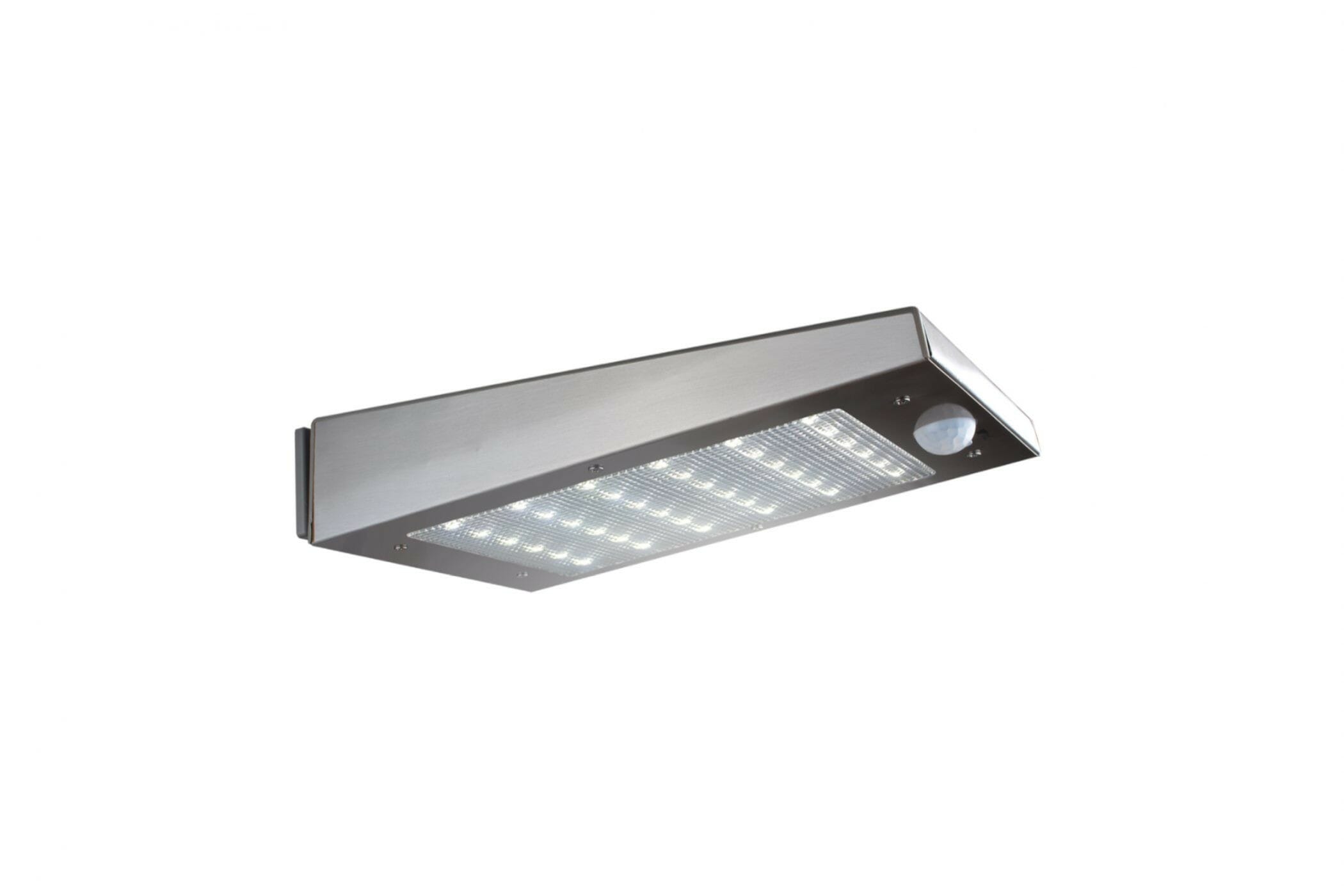 Hyundai Lighting - RVS wandlamp op zonne-energie - XL