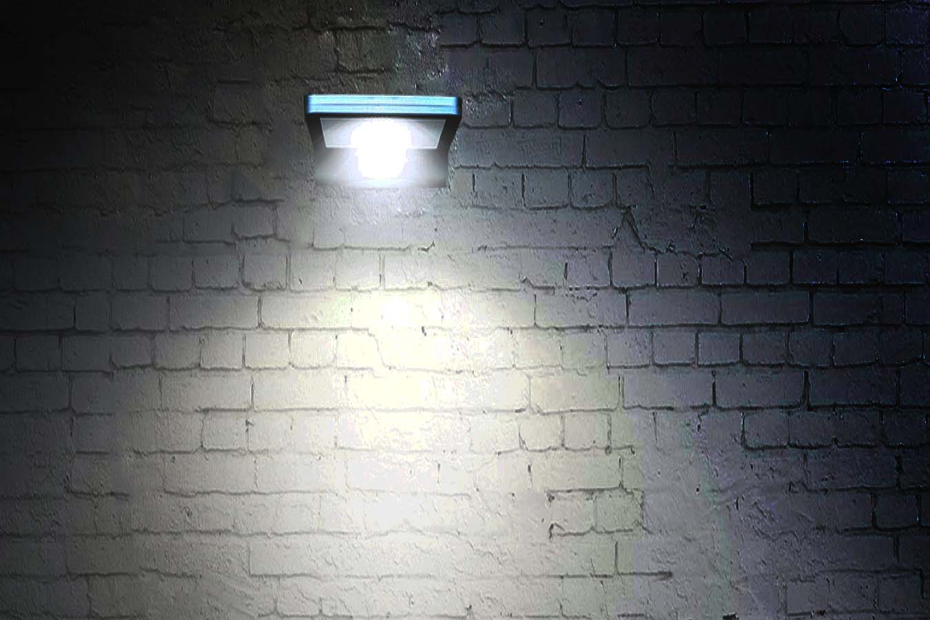 Hyundai Lighting Wandlamp op Zonne-energie met Bewegingssensor