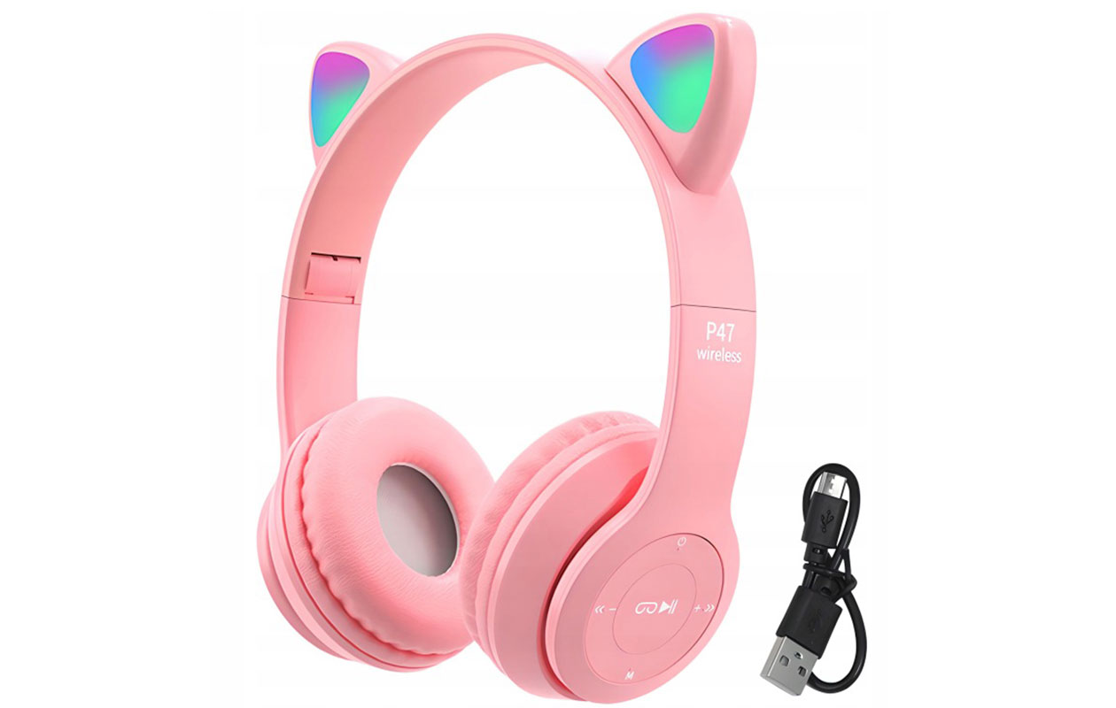 Kinder bluetooth led rgb koptelefoon