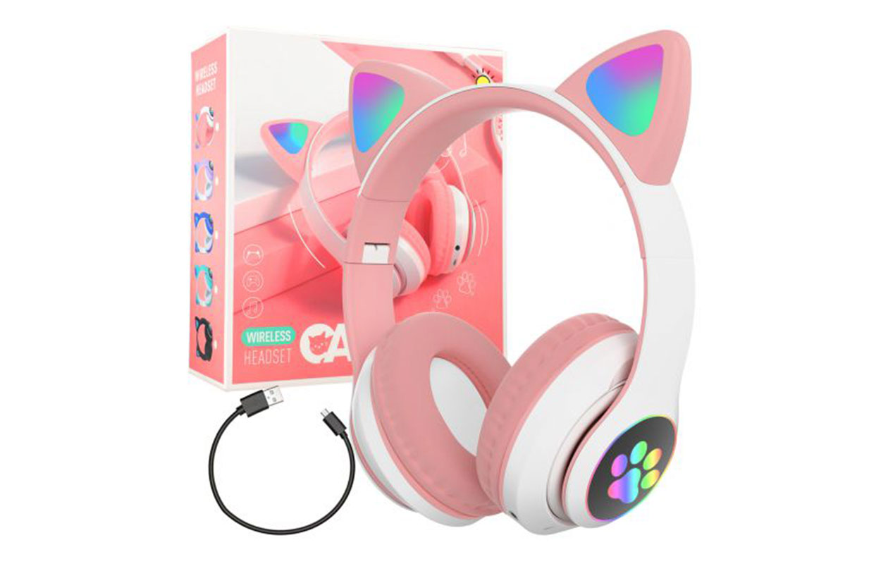 Casque à oreilles de chat