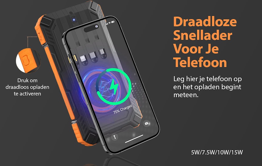 OOQE MultiCharge 4 geavanceerde noodpowerbank