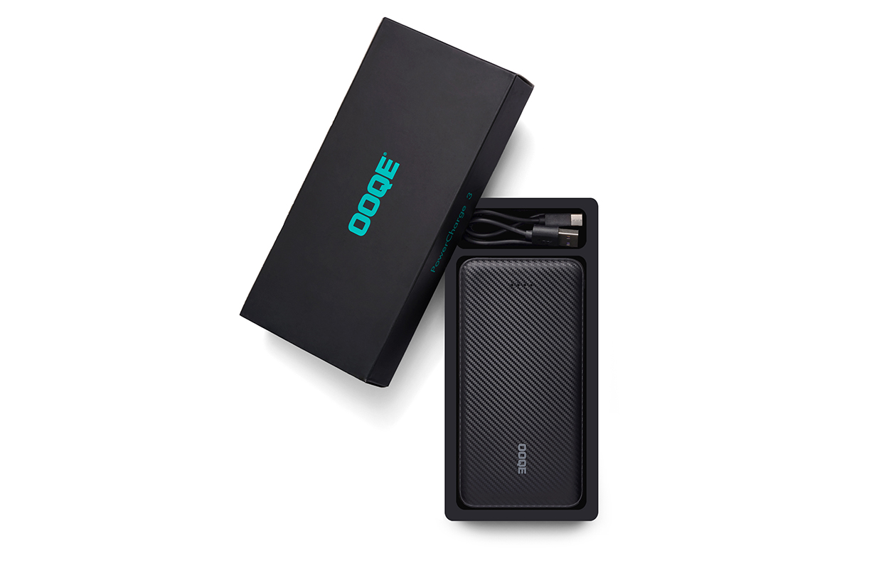 OOQE PowerCharge 3 geavanceerde powerbank met snellaadfunctie