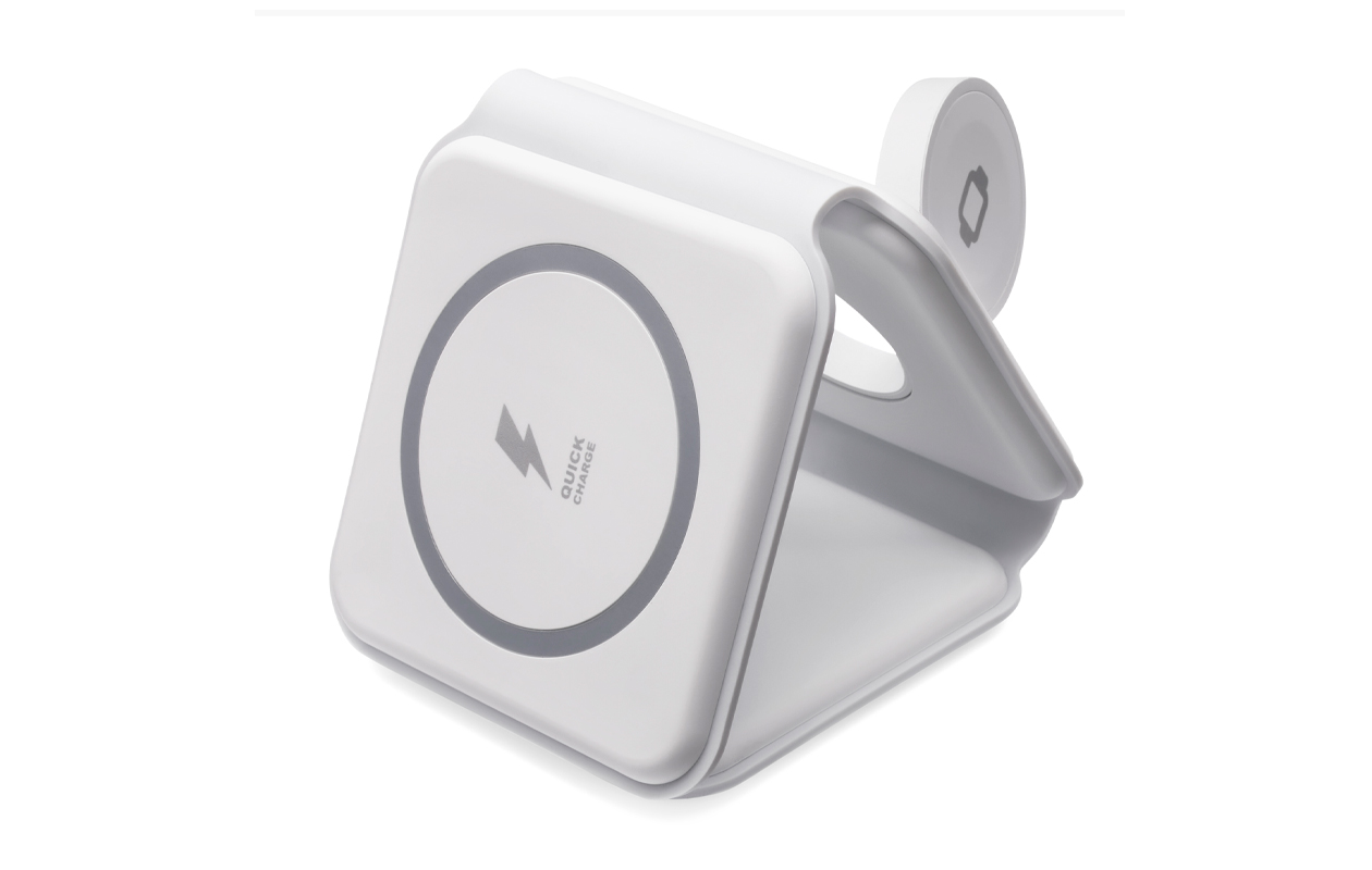 OOQE QCharge Pro geavanceerde 3-in-1 draadloze oplader