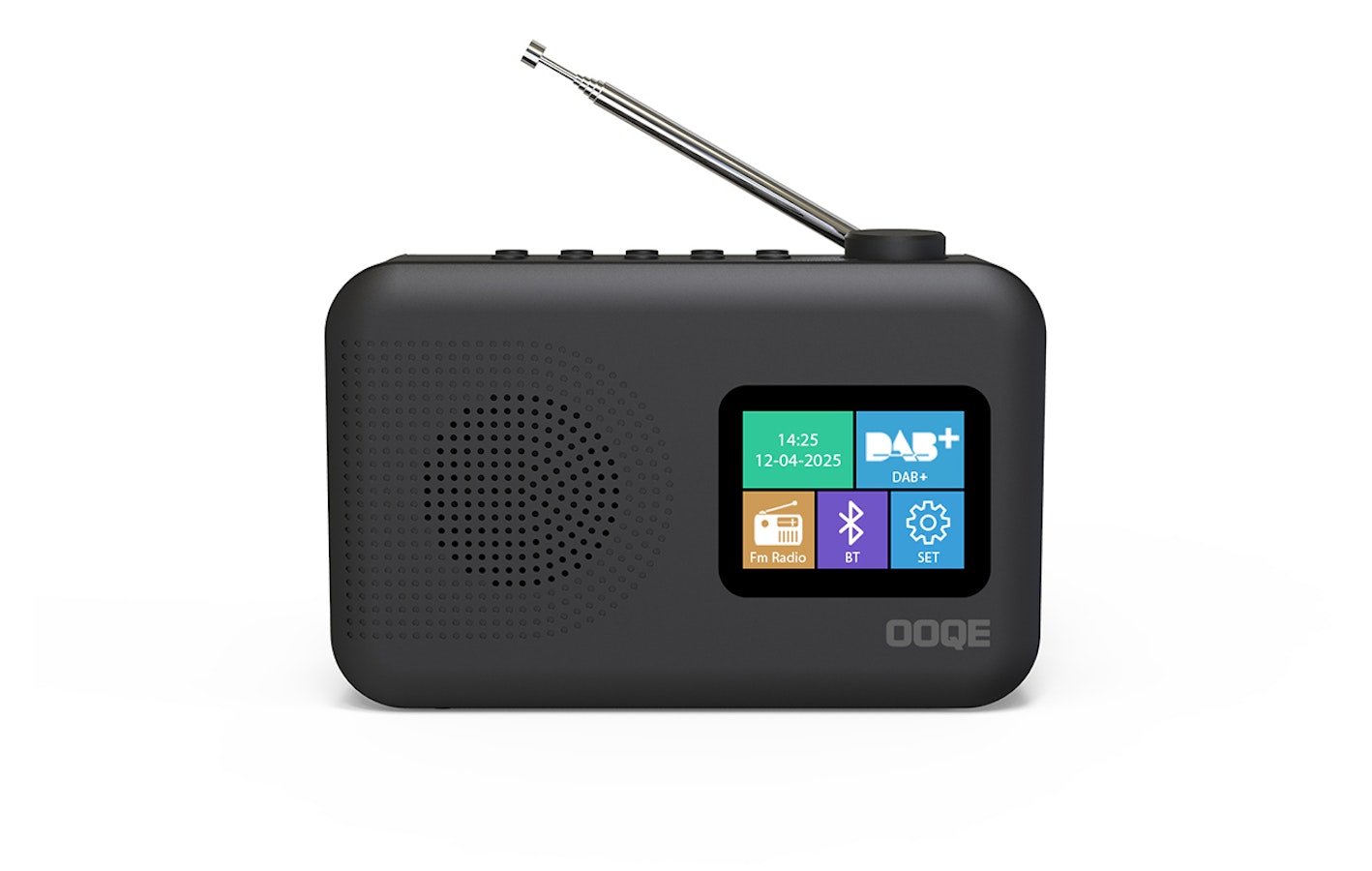 OOQE TUNE PRO geavanceerde 4-in-1 DAB+ (nood)radio met vele functies