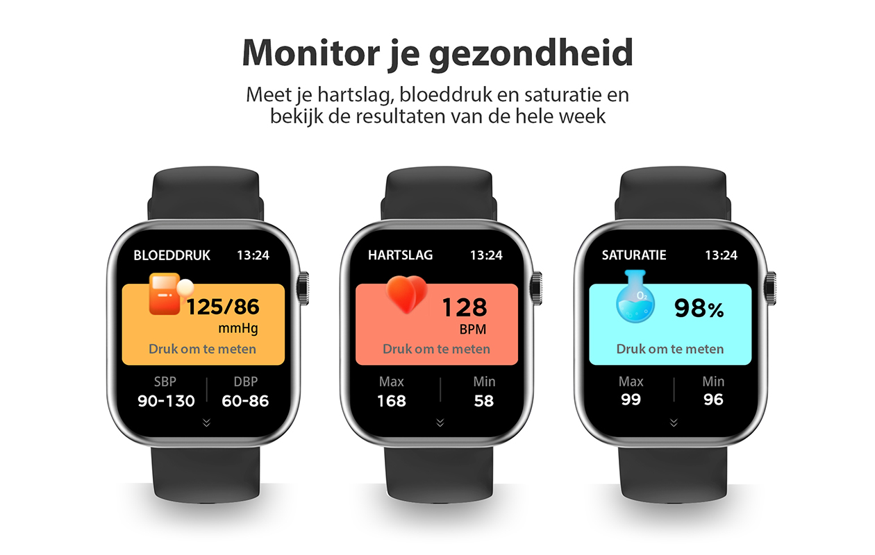 OOQE WATCH PRO 7 geavanceerde smartwatch met vele functies