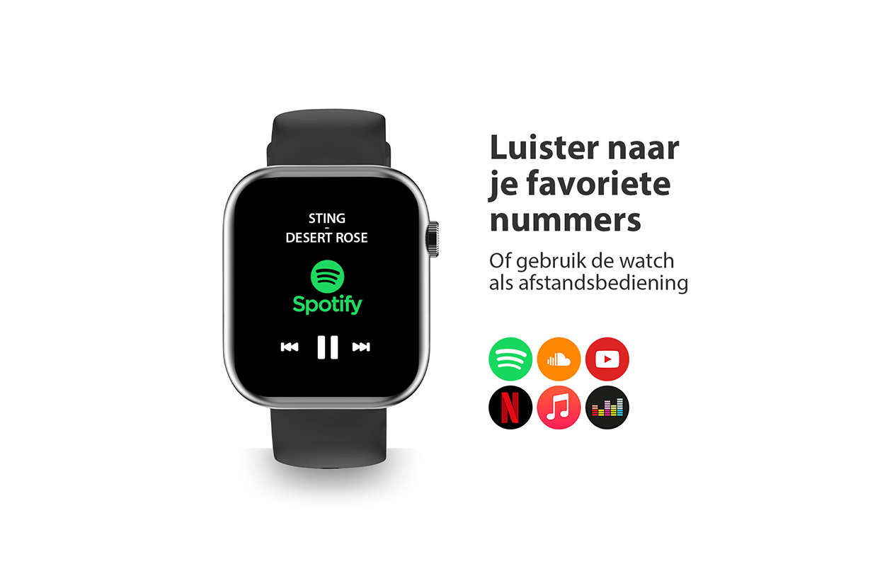 OOQE WATCH PRO 7 geavanceerde smartwatch met vele functies