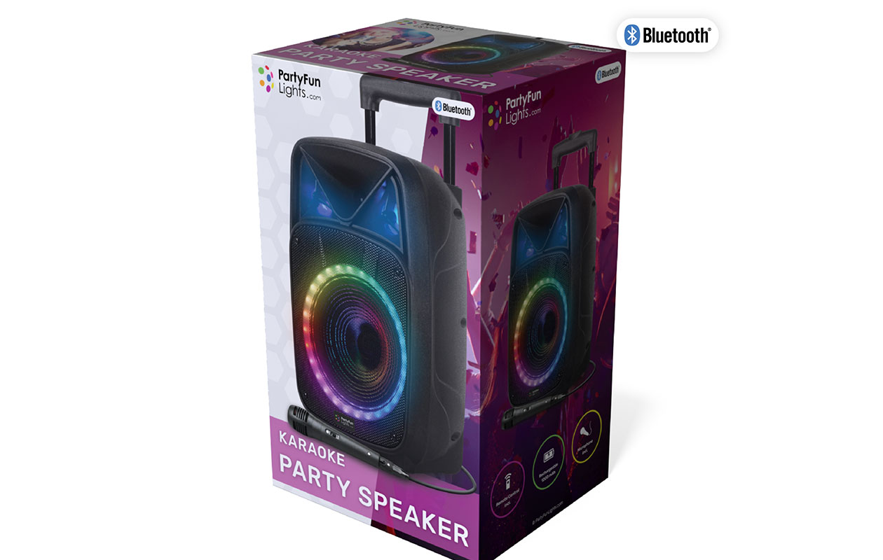 Bluetooth karaoke party speaker