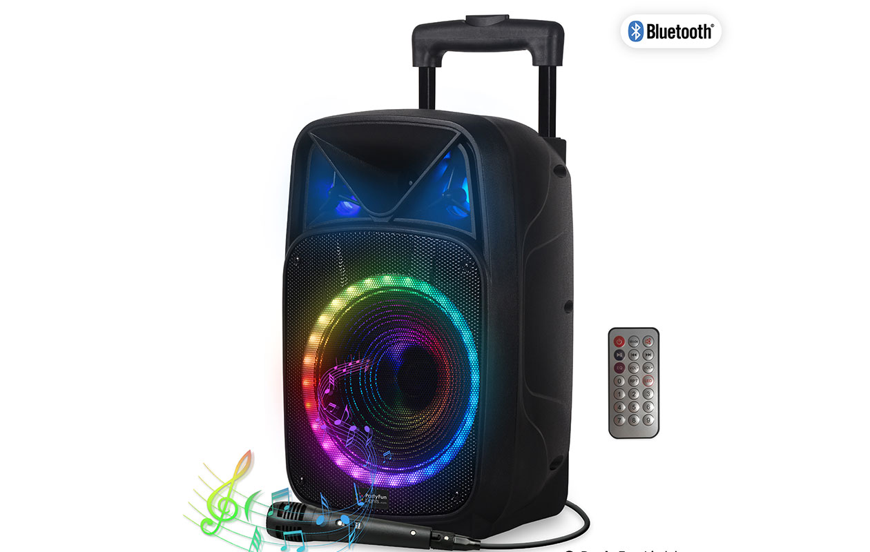 Bluetooth karaoke party speaker